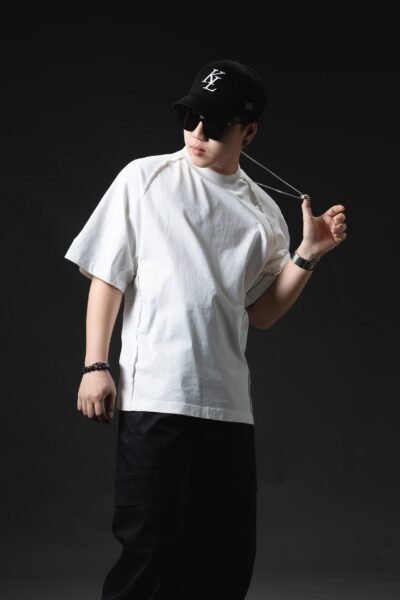 Reverse Seam Cotton T-Shirt